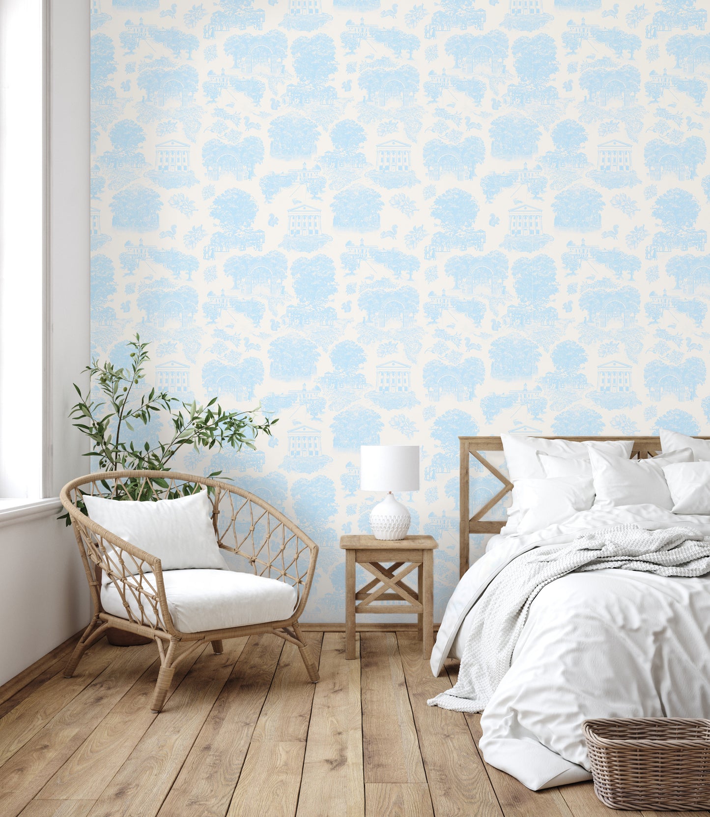 Oxford Toile Peel & Stick Wallpaper