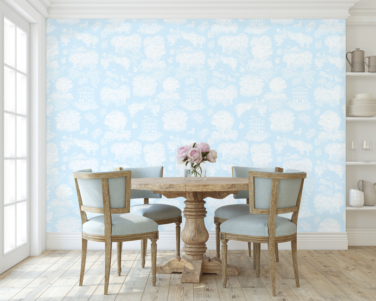 Oxford Toile Peel & Stick Wallpaper