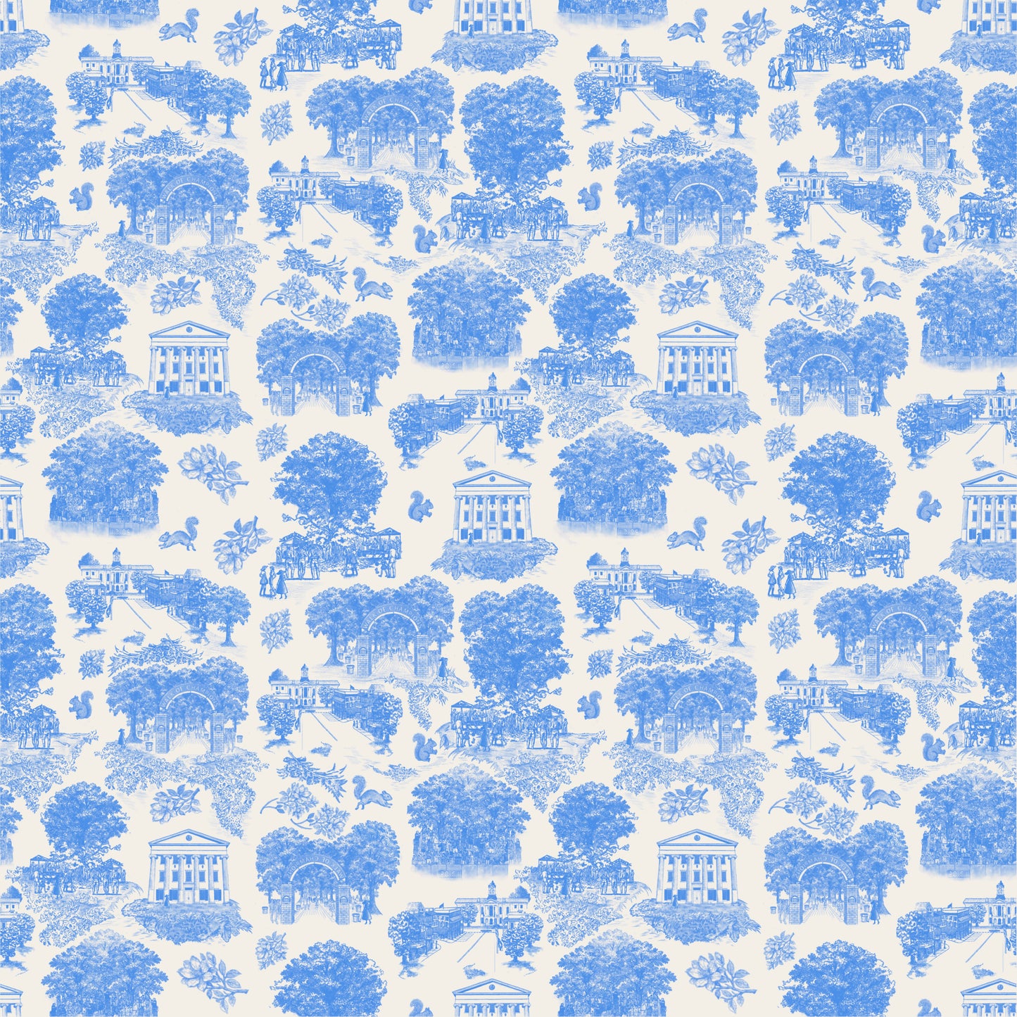 Oxford Toile Peel & Stick Wallpaper