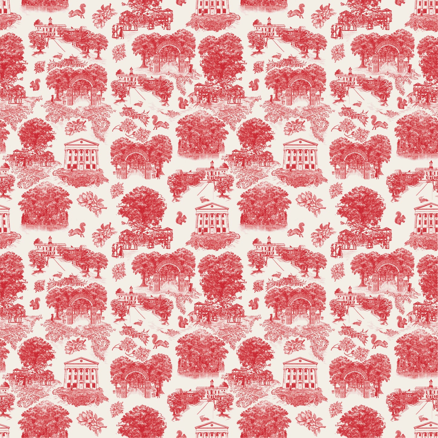 Oxford Toile Peel & Stick Wallpaper
