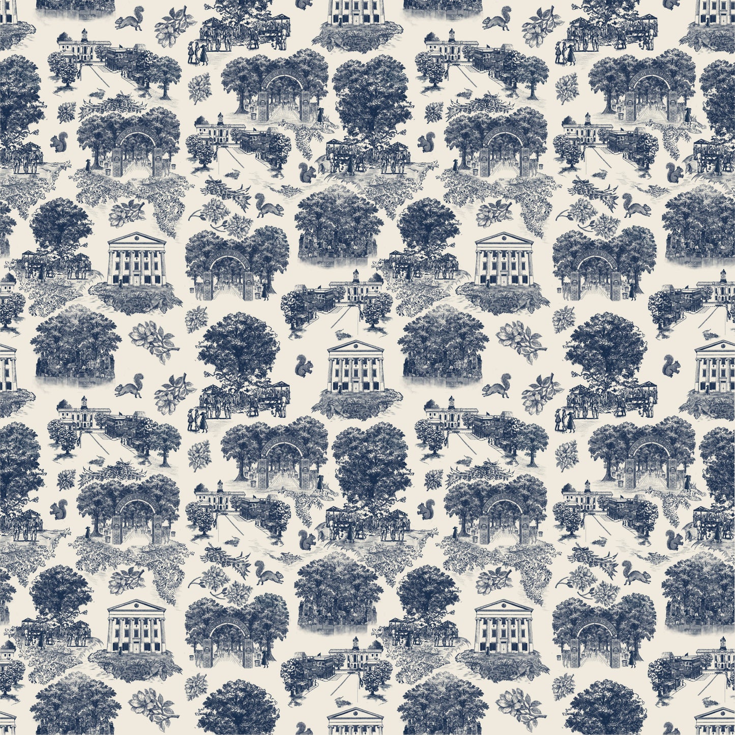 Oxford Toile Peel & Stick Wallpaper