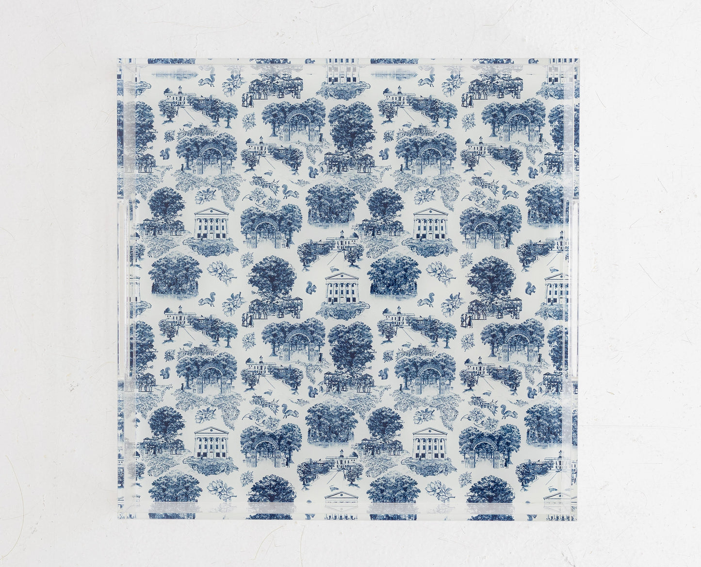 Oxford Toile Acrylic Tray