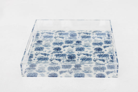 Oxford Toile Acrylic Tray