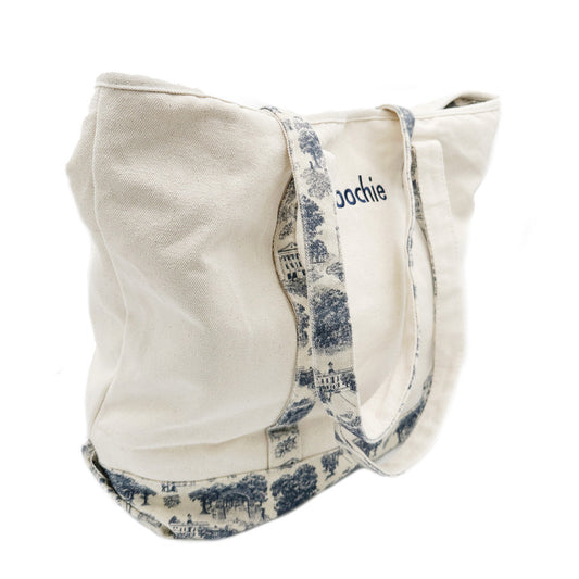 Oxford Toile Canvas Tote
