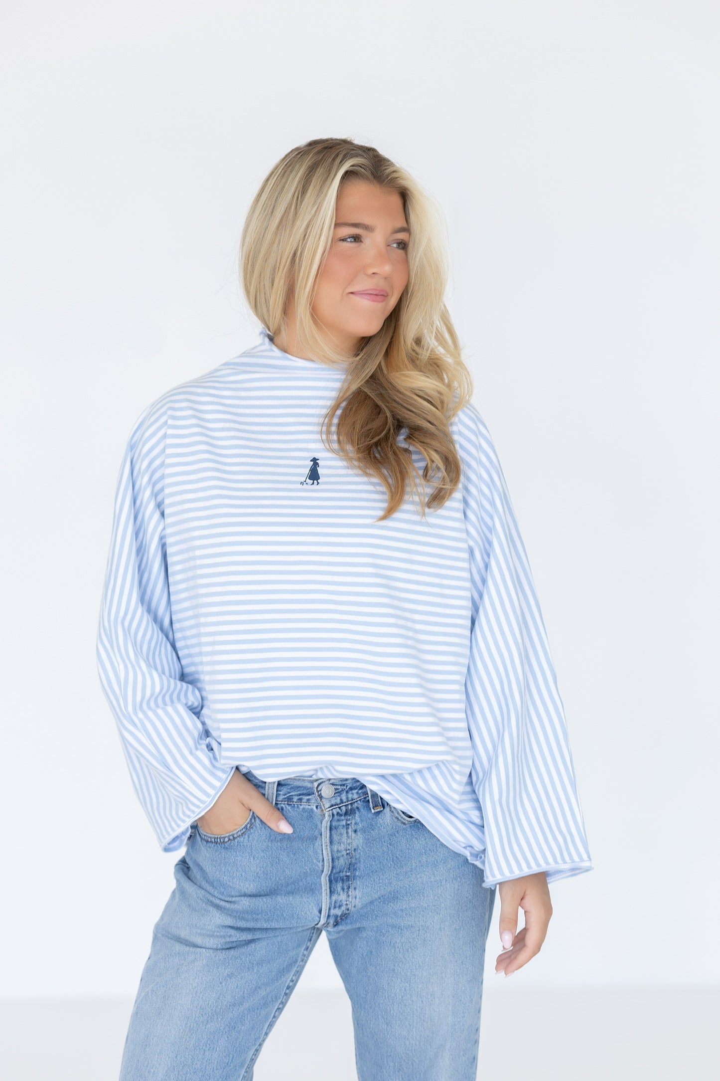 The Old Favorite Sweatshirt in Sugar Stripes
