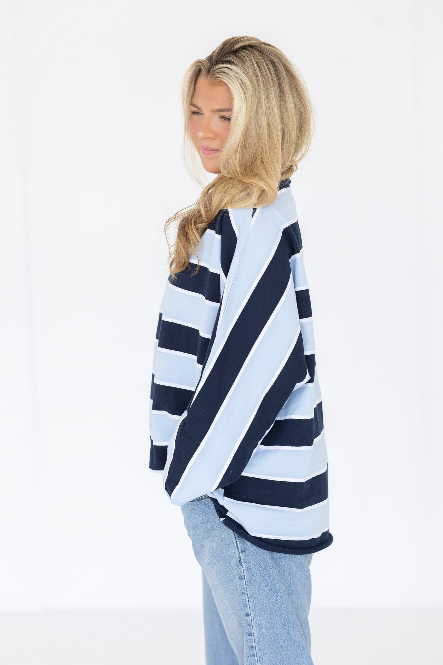 The Old Favorite Sweatshirt in Ribbon Stripes