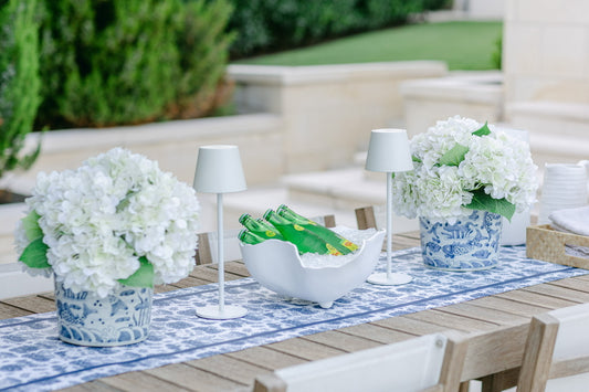 Oxford Toile Paper Table Runner
