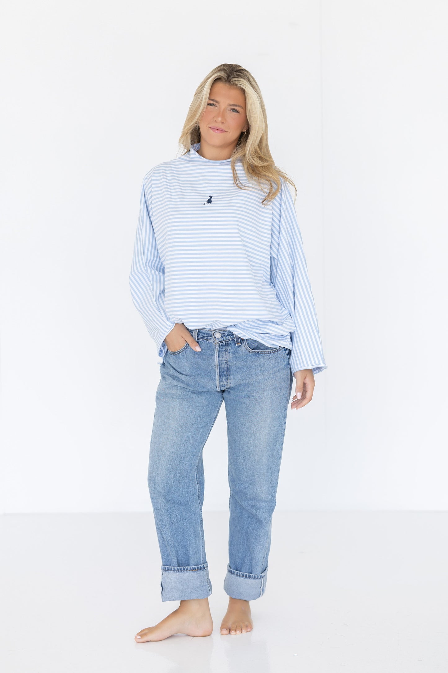 The Old Favorite Sweatshirt in Sugar Stripes