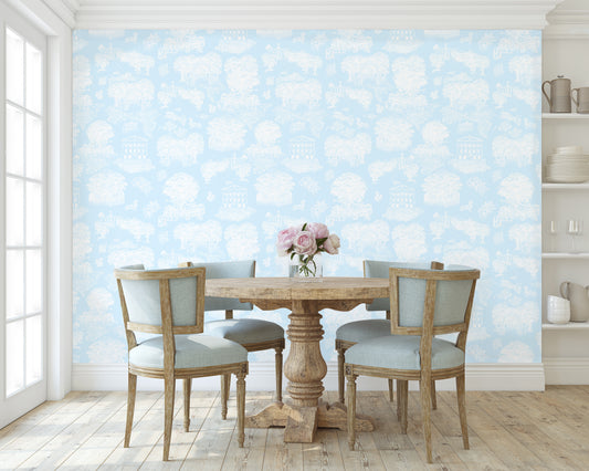 Oxford Toile Peel & Stick Wallpaper