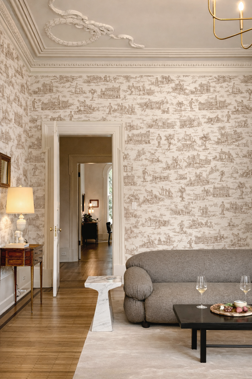 Norman Toile Peel & Stick Wallpaper
