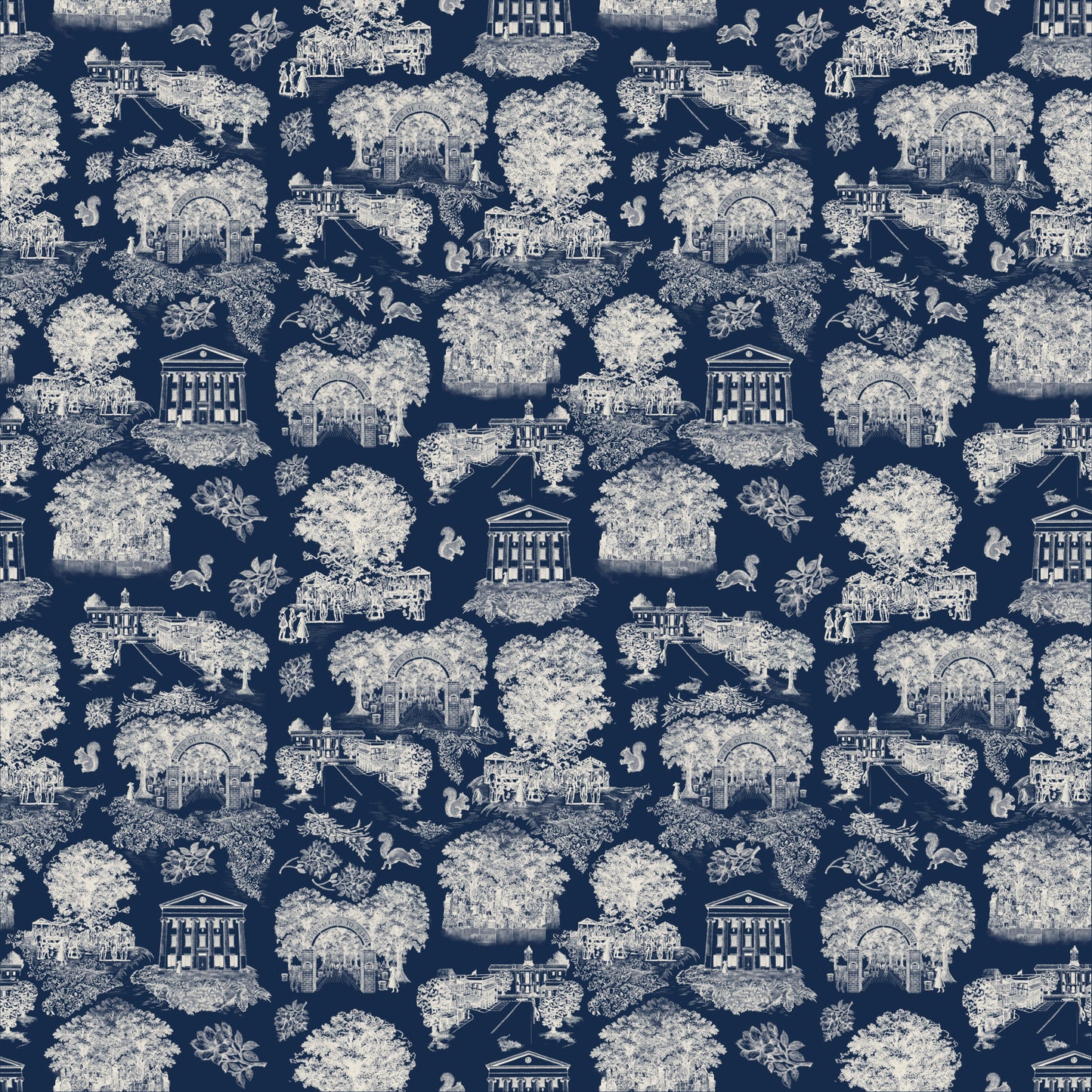 Oxford Toile Peel & Stick Wallpaper