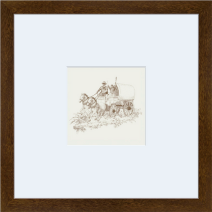 Norman Toile Motif Print - Frame Set of 4