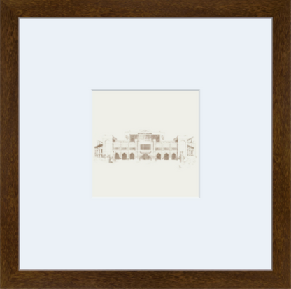 Norman Toile Motif Print - Frame Set of 4