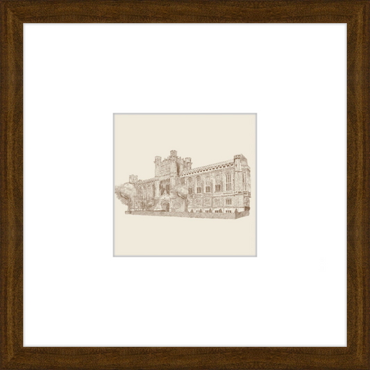 Norman Toile Library Motif