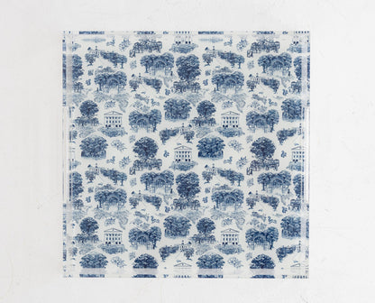 Oxford Toile Acrylic Tray