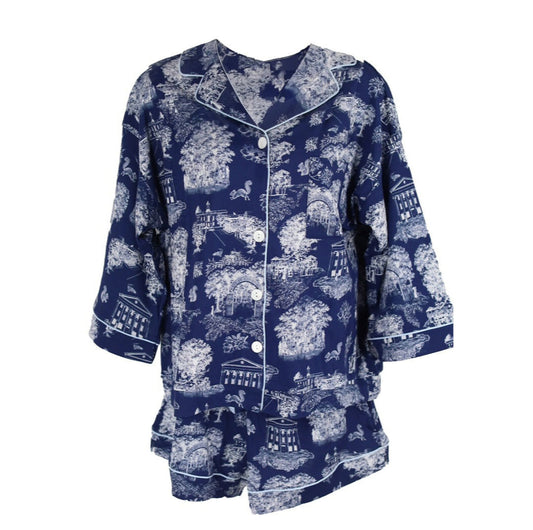 The Sunday Morning Pajama Shorts Set